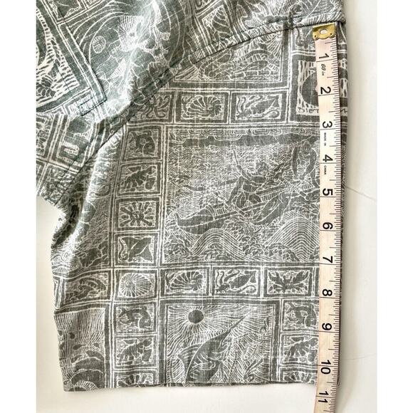 Reyn Spooner Dietrich Varez Vintage Shirt Men XL 1/3 Button Hawaiian Print Rare - Picture 6 of 10